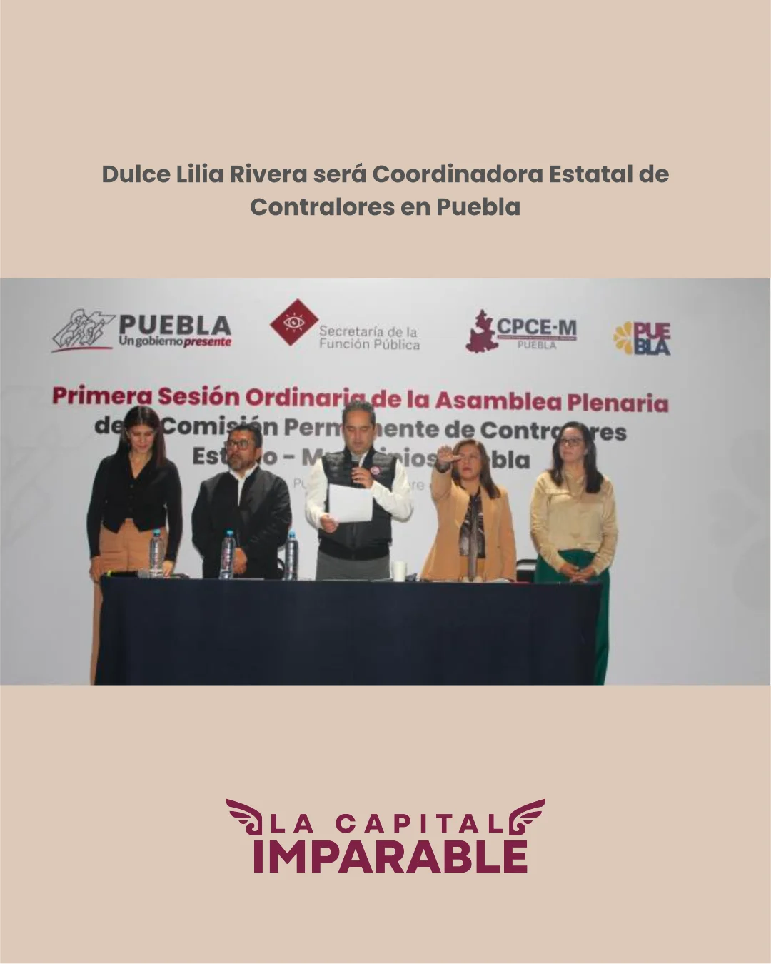 Coordinadora Estatal de Contralores en Puebla